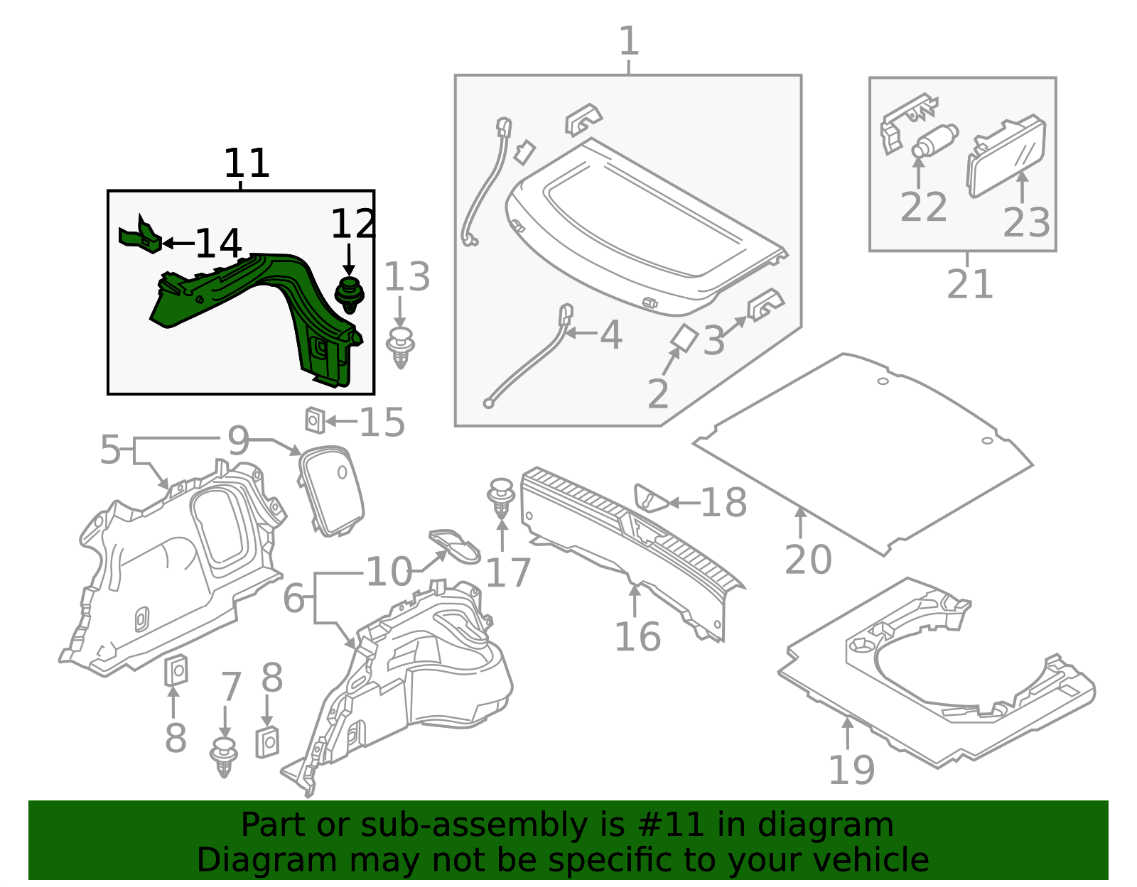 BJT6-68-84Z - Trunk Trim Panel 2014-2018 Mazda 3 | Mazda-Parts
