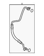 KR9P61463 - HVAC: Discharge Line for Mazda Image