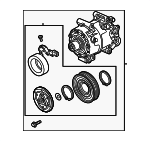 KMW761450 - HVAC: Compressor for Mazda Image