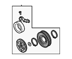 KMW761L10 - HVAC: Clutch &amp; Pulley for Mazda Image