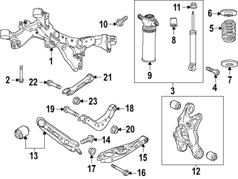 Rear Suspension for 2025 Chevrolet Equinox #1