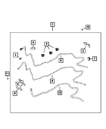 68691388AA - Fuel and Accelerator Pedal: 3 Way Clip for Mopar Image