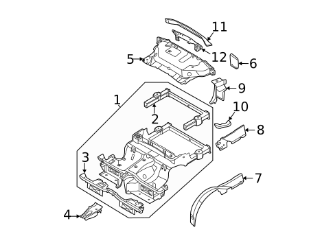 Rear Body & Floor for 2024 Porsche 911 #0