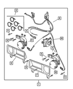 6035422 - Mopar Accessories - Component Parts: Square Head Bolt for Mopar Image