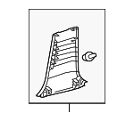 2014-2018 Toyota Yaris - Upper Center Pillar Trim