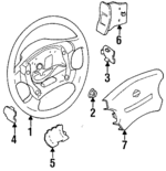484304B076 - Steering: Steering Wheel for Nissan: 200SX, Sentra Image