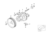 32411141568 - Steering: Vane Pump for BMW Image