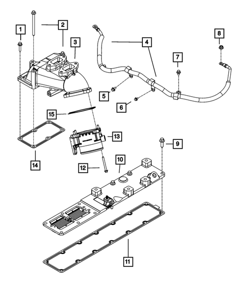 Manifolds and Vacuum Fittings for 2011 Ram 3500 #0