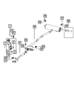 57009361AA - Exhaust: Exhaust Converter for Mopar Image image