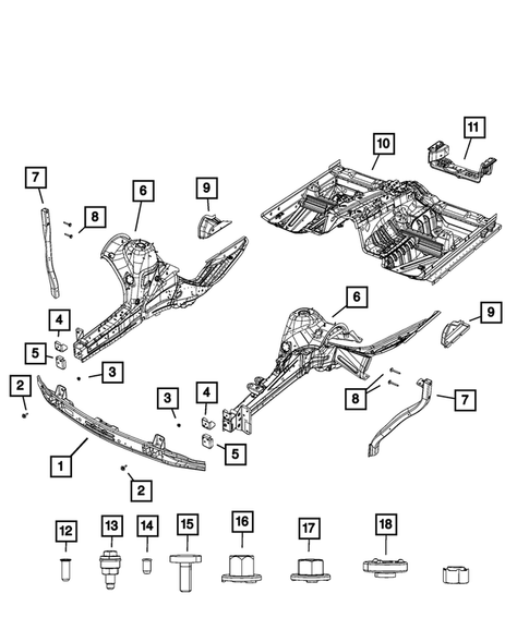 Floor Pans for 2023 Dodge Durango #2