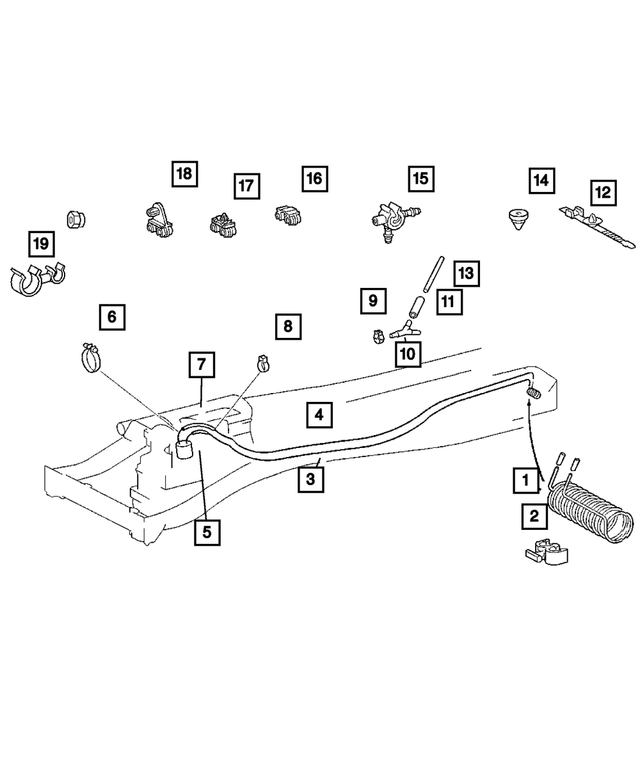 5133633AA - : Fuel Pipe for Mopar Image