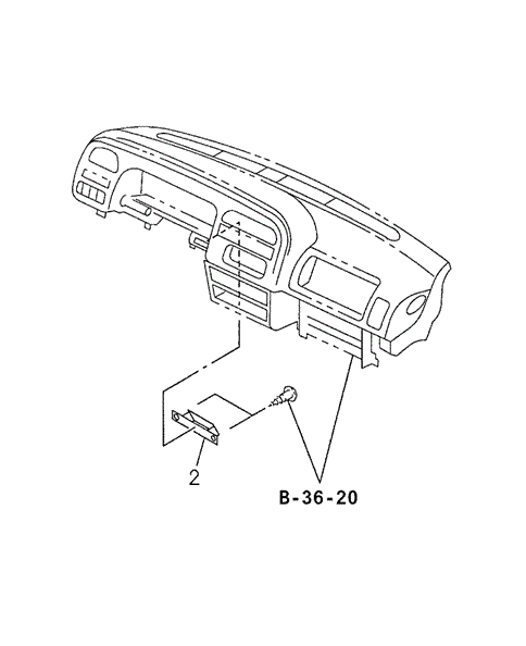 Instrument Undercover for 1998 Acura SLX #0