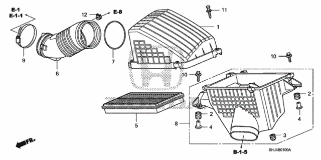Air Cleaner (1) for 2005 Honda Odyssey #0