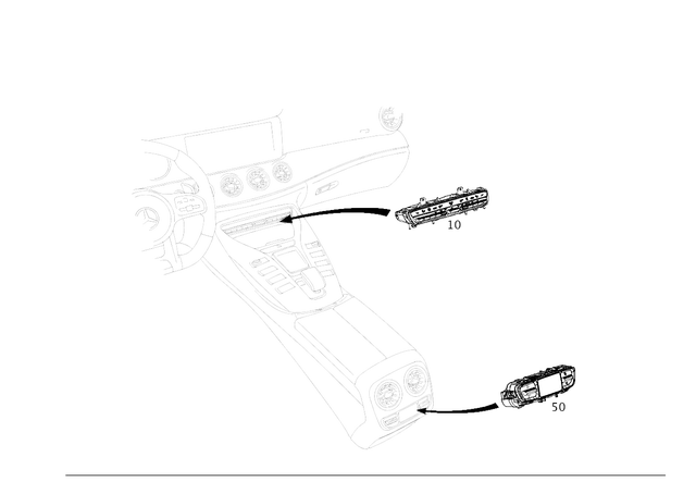 2139050108 - Heating and Ventilation: Switch Block for Mercedes-Benz: AMG GT 43, AMG GT 53, AMG GT 63, AMG GT 63 S, AMG GT 63 S E Performance, CLS450, CLS53 AMG, E300, E350, E400, E43 AMG, E450, E53 AMG, E63 AMG S, G550, G63 4x4 Squared AMG, G63 AMG Image image