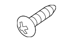 1249305167E - Body: License Bracket Retainer Screw for Hyundai Image