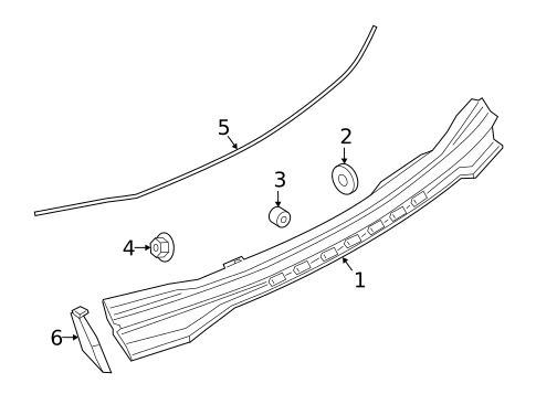 Reflector for 2020 Porsche Macan #0