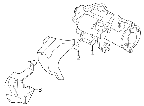 Starter & Related Components for 2025 INFINITI QX80 #0