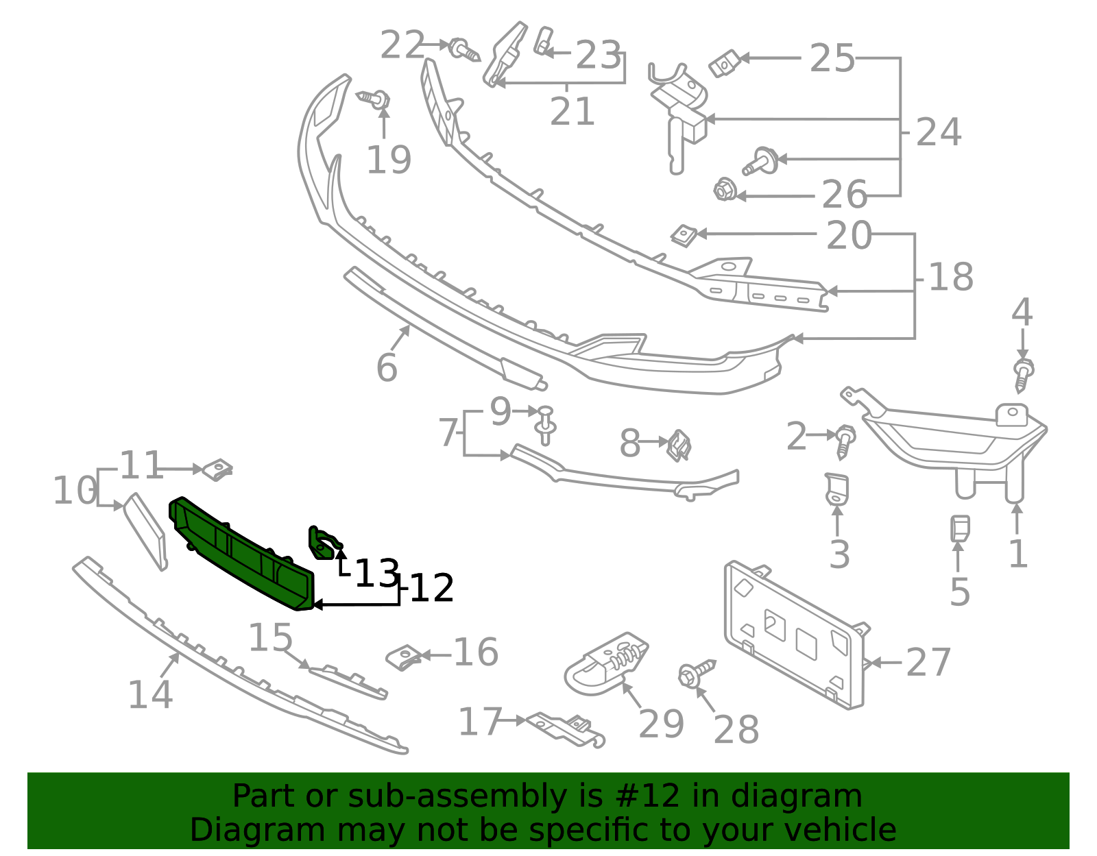 Protection Pare-chocs Avant RC Compatible F150 2021-2025 – Calandre Inférieure – Accessoire De Mise à Niveau