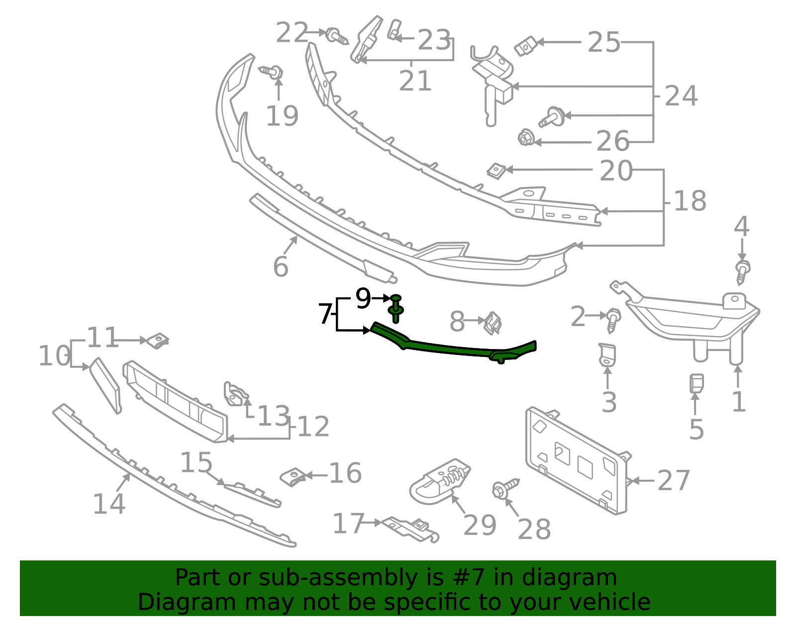 ML3Z-17626-C - Valance 2021-2023 Ford F-150 | Ford Parts Direct