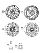 1BK47SZ0AE - : Aluminum Wheel for Mopar Image