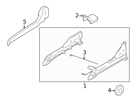 Tracks & Components for 2001 Hyundai Accent #2