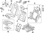 PR3Z6362900EA - : Seat Cover for Ford: Mustang Image