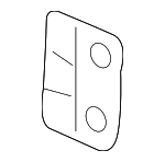 68036991AA - Body: Rear Pillar Reinforced Plate for Chrysler: 300 | Dodge: Ram 1500, Ram 2500, Ram 3500 | Ram: 1500, 1500 Classic, 2500, 3500 Image