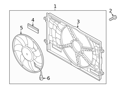 Cooling Fan for 2017 Audi A3 Sportback e-tron #0