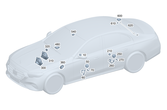 2238207500 - Electr. System: Speaker for Mercedes-Benz Image image