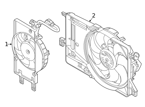 Cooling Fan for 2017 Ford Focus #0
