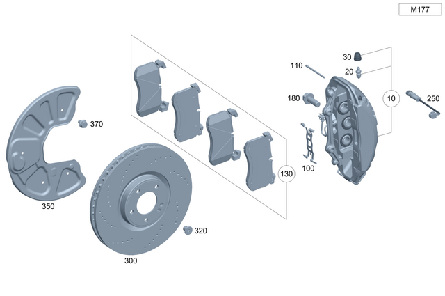 4215702 - : Disk Brake Pad for Mercedes-Benz Image