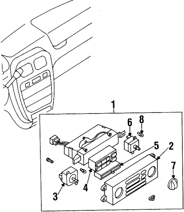 275101B000 - : Dash Control Unit for Nissan Image