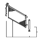 97606L3000 - HVAC: Condenser for Kia: K5 Image