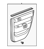 6764052701K0 - : 2004-2006 Scion xB - Door Trim Panel for Scion: xB Image