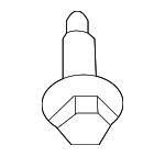 PAF108050 - : Support Strap Mount Bolt for Porsche: 911 Image