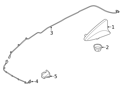 Antenna & Radio for 2020 Kia Sportage #0