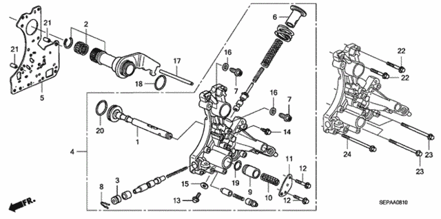 AT Regulator Body for 2008 Acura TL #0