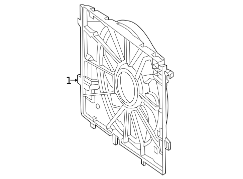 Cooling Fan for 2021 Mercedes-Benz AMG GT C #0