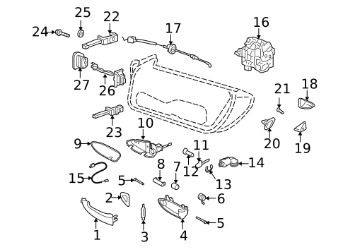 Door for 2008 Porsche Cayman #1