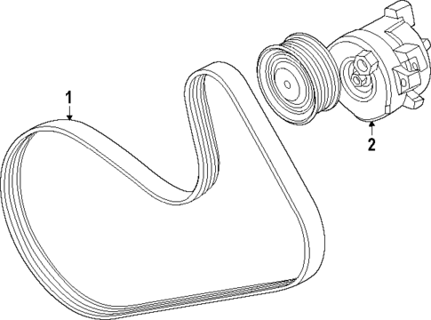 Belts & Pulleys for 2025 BMW M440i Gran Coupe #0