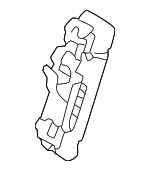 7205760230C0 - Body: Lock Lever for Toyota: 4Runner, Land Cruiser Image