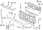 75126T6ZA21 - : Nameplate Bracket for Honda: Ridgeline Image