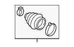 3QF498203B - Driveline &amp; Axles: Cv Joint Boot Kit for Volkswagen Image