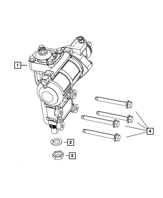 68052897AE - Steering: Power Steering Gear for Mopar Image
