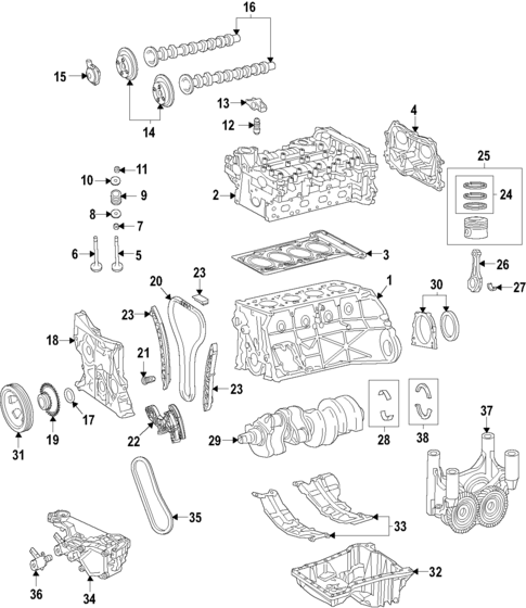 Oil Pump for 2022 Mercedes-Benz GLB 35 AMG&reg; #0