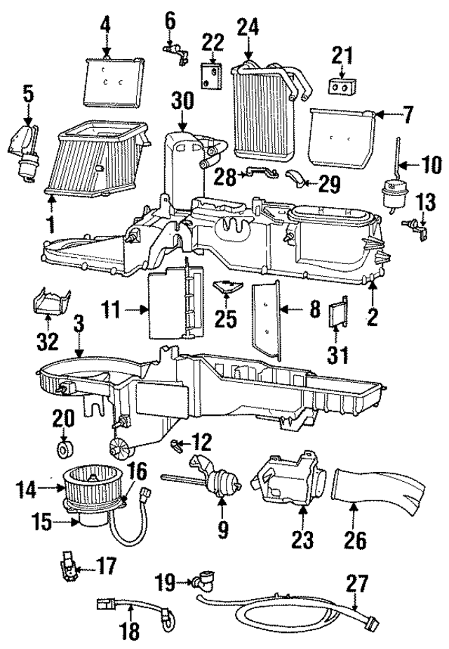 4746209 - HVAC: HVAC Heater Mode Door Lever for Mopar Image