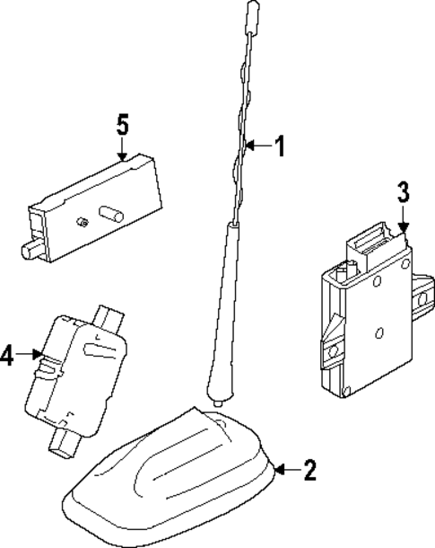 Antenna & Radio for 2020 Mini Cooper #1