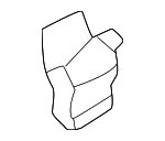 S47P64345 - Body: Display Unit Retainer Clip for Mazda: 2, 3, 5, 6, CX-3, CX-30, CX-5, CX-50, CX-7, CX-9, Miata, MX-30 EV, MX-5 Miata, RX-8 Image