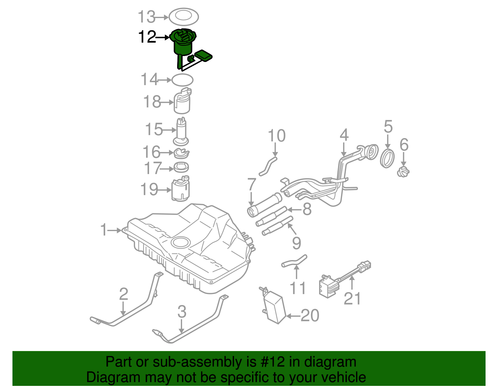 メル40105様　確認用 1 Piece New 25060-5Y700 25060-4N000 Fuel Tank Level Sensor