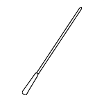 8723A217 - Electrical: Antenna Mast for Mitsubishi: i-MiEV, Lancer, Outlander, Outlander Sport Image